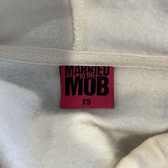 Married To The Mob Cropped Hoodie - Picture 5 of 5